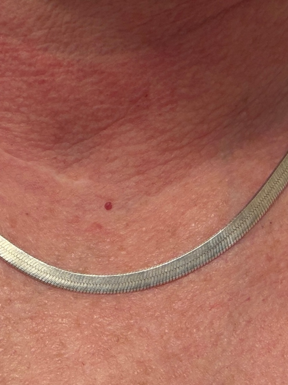 Classic 925  Flat Snake Chain Necklace - Picture 7 of 8